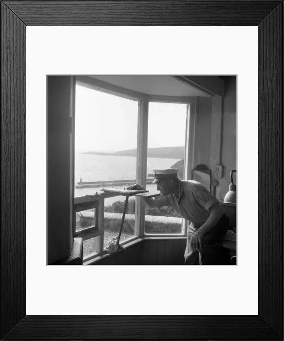 Framed Print : Mevagissey coastguard Framed Print : Mevagissey coastguard