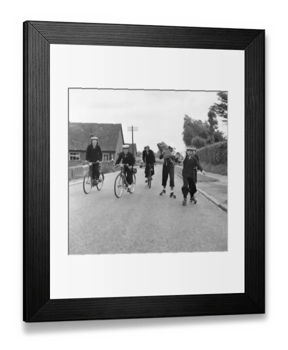 Framed Print : Girls Naval Training Corps Framed Print : Girls Naval Training Corps