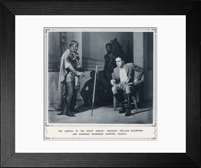 Framed Print : Scene from The White Assegai Framed Print : Scene from The White Assegai