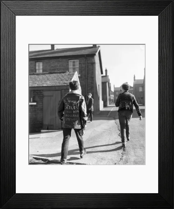 Framed Print : Doe Lea Village, Mining Framed Print : Doe Lea Village, Mining
