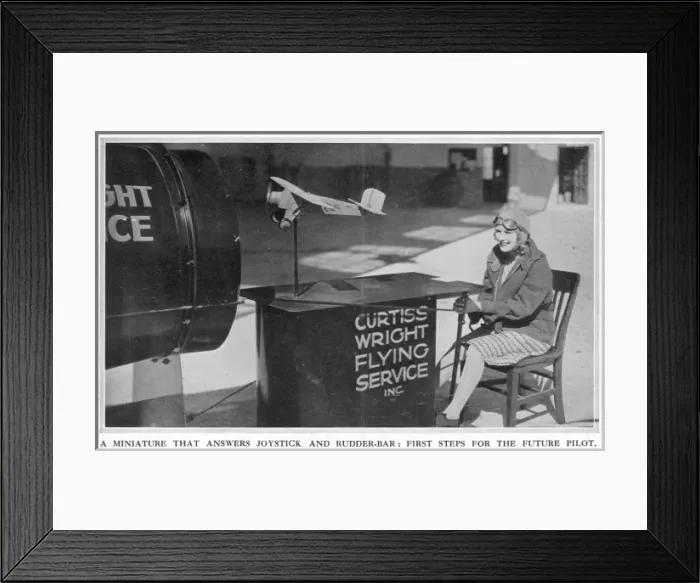 Framed Print : First Steps for the Future Pilot Framed Print : First Steps for the Future Pilot