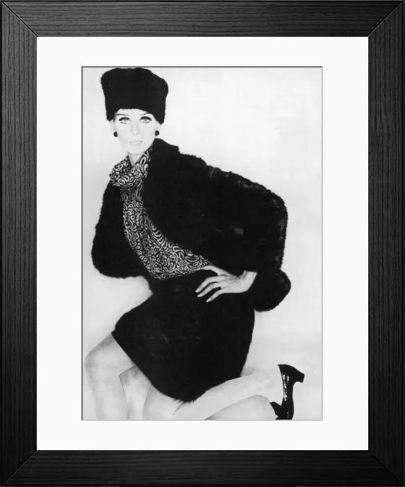 Framed Print : All the Fun of the Furs, London Life fashion spread 1966 Framed Print : All the Fun of the Furs, London Life fashion spread 1966
