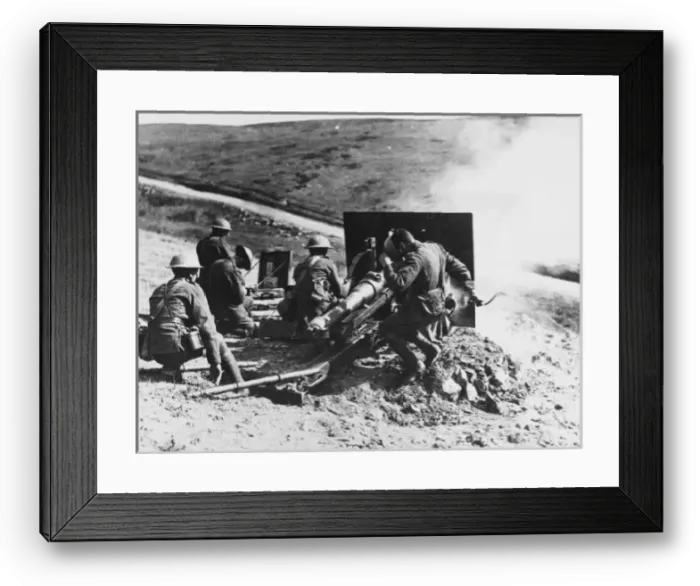 Framed Print : British mountain gun Framed Print : British mountain gun
