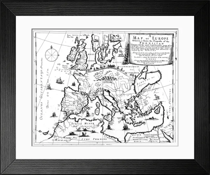 Framed Print : Europe, 1679 Framed Print : Europe, 1679