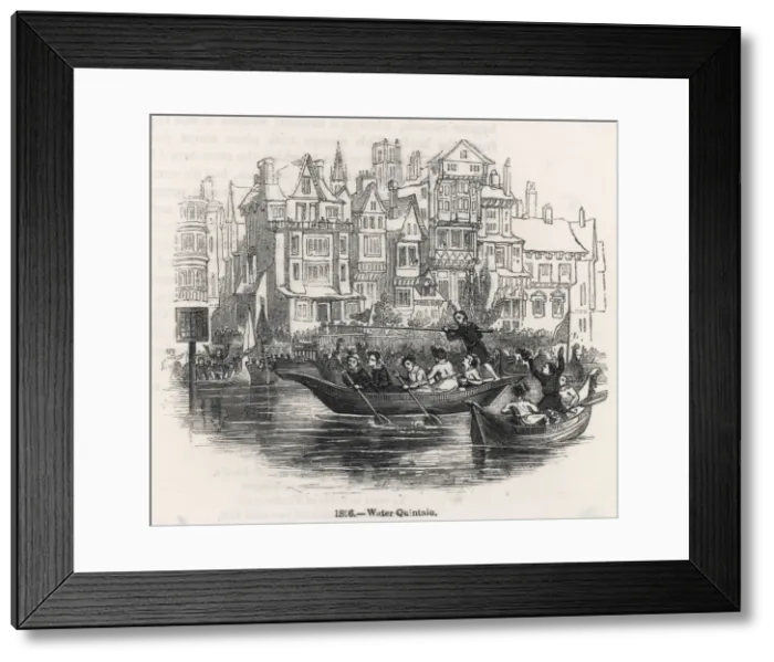 Framed Print : Water Quintain Framed Print : Water Quintain