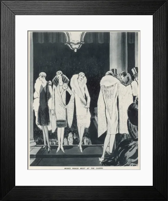 Framed Print : Summer fashion -- coats, wraps and dresses Framed Print : Summer fashion -- coats, wraps and dresses