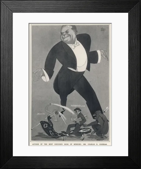 Framed Print : Charles B Cochran, Theatrical Manager and Impresario Framed Print : Charles B Cochran, Theatrical Manager and Impresario