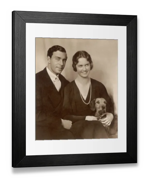 Framed Print : Prince and Princess Gustaf Adolf of Sweden Framed Print : Prince and Princess Gustaf Adolf of Sweden
