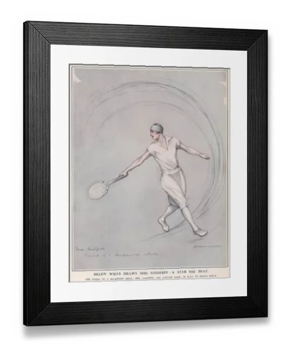 Framed Print : Mrs Kitty Godfree, English tennis player Framed Print : Mrs Kitty Godfree, English tennis player