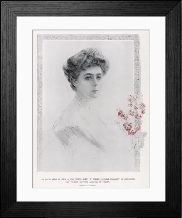 Framed Print : Princess Margaret of Connaught Framed Print : Princess Margaret of Connaught