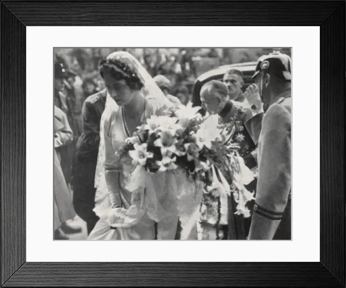 Framed Print : Marriage of Princess Sibylle and Prince Gustav Adolf of Swed Framed Print : Marriage of Princess Sibylle and Prince Gustav Adolf of Swed