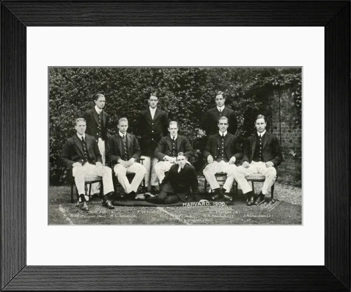 Framed Print : Harvard vs Cambridge, the American team Framed Print : Harvard vs Cambridge, the American team