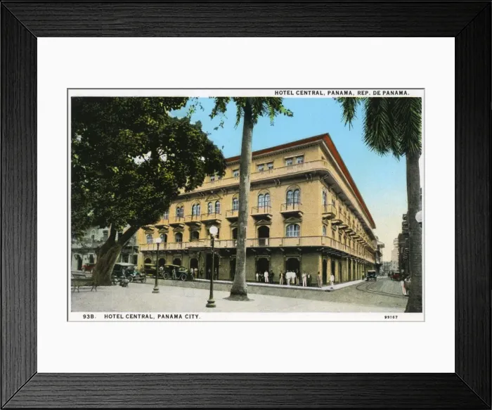 Framed Print : Hotel Central, Panama City Framed Print : Hotel Central, Panama City