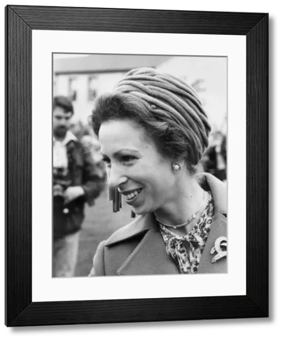Framed Print : HRH Princess Anne, Princess Royal in Cornwall Framed Print : HRH Princess Anne, Princess Royal in Cornwall
