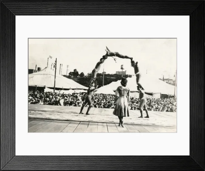 Framed Print : American circus performers Framed Print : American circus performers