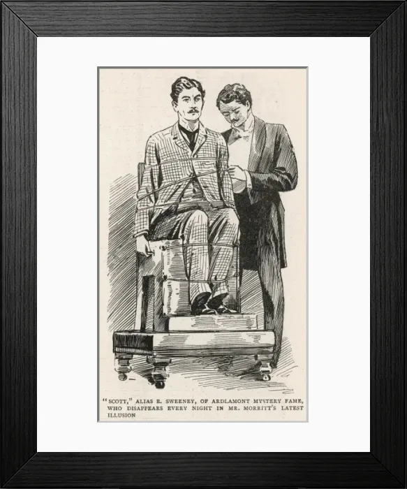 Framed Print : Scott, alias Sweeney, in an illusion Framed Print : Scott, alias Sweeney, in an illusion