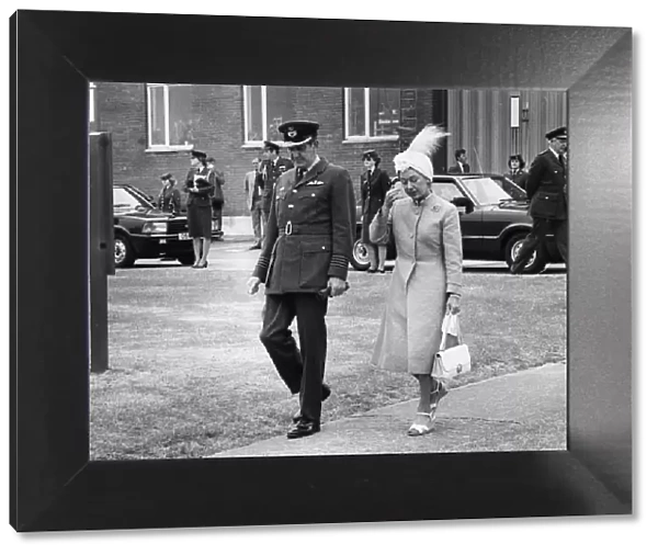 HRH Princess Margaret - visiting RAF St Mawgan