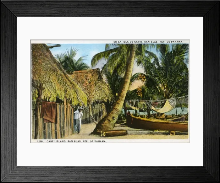 Framed Print : Carti Island, San Blas, Republic of Panama Framed Print : Carti Island, San Blas, Republic of Panama