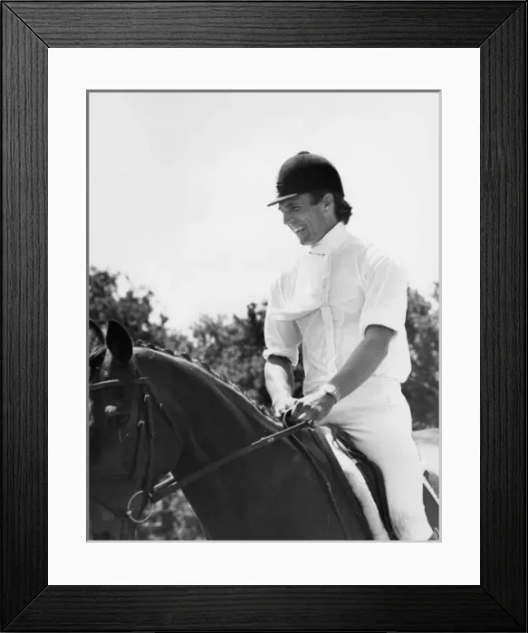 Framed Print : Captain Mark Phillips - Riding Framed Print : Captain Mark Phillips - Riding