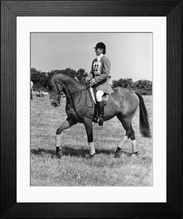 Framed Print : Captain Mark Phillips - Dressage competition Framed Print : Captain Mark Phillips - Dressage competition