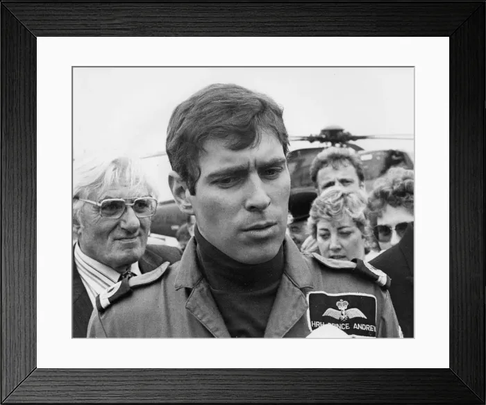 Framed Print : HRH Prince Andrew - Training at RNAS Culrose Framed Print : HRH Prince Andrew - Training at RNAS Culrose