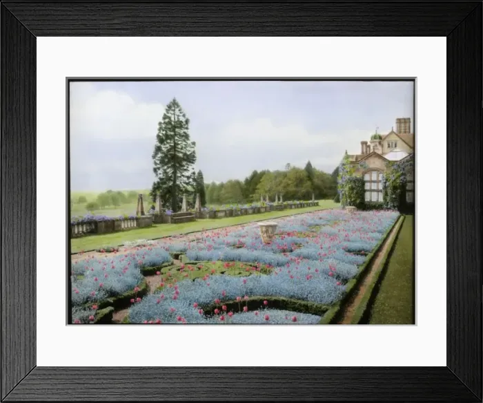 Framed Print : Garden and house, Paddockhurst, West Sussex Framed Print : Garden and house, Paddockhurst, West Sussex