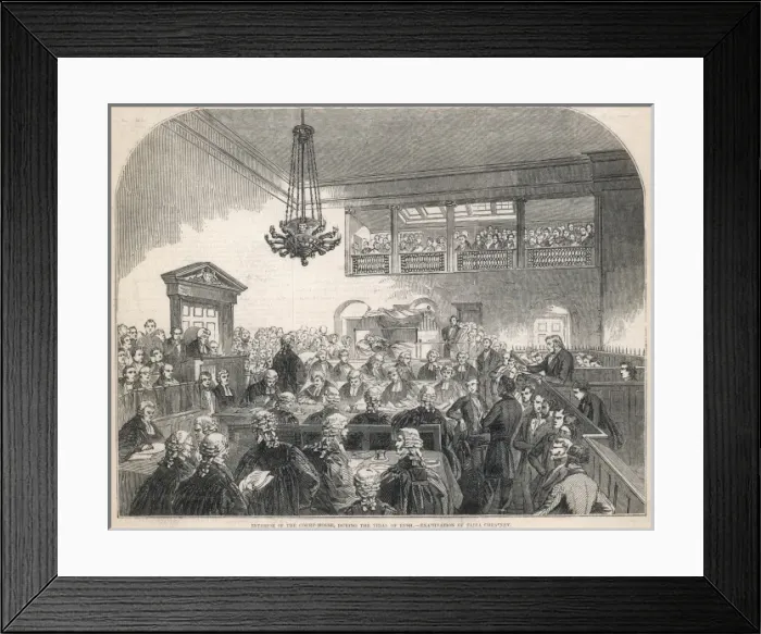 Framed Print : Stanfield Hall murder trial Framed Print : Stanfield Hall murder trial