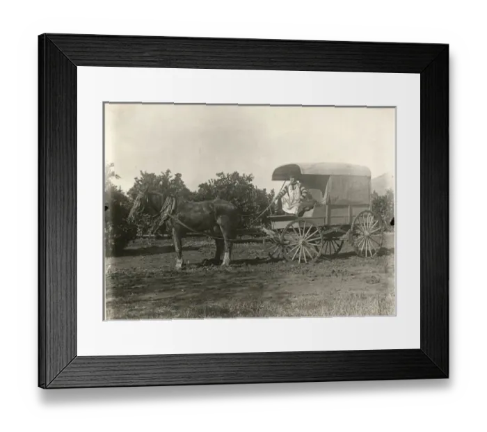 Framed Print : Wagon of Russ Van Vleet, a mobile butcher Framed Print : Wagon of Russ Van Vleet, a mobile butcher
