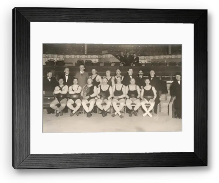 Framed Print : Weight Lifters, portrait Framed Print : Weight Lifters, portrait
