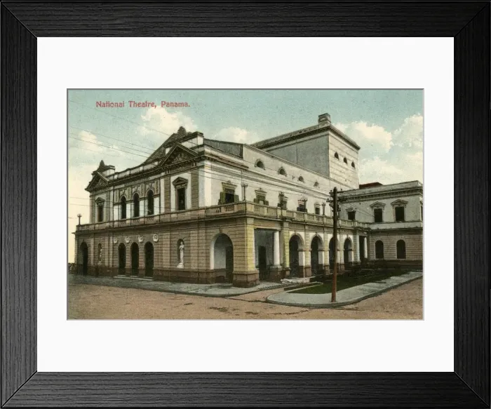 Framed Print : National Theatre, Panama Framed Print : National Theatre, Panama