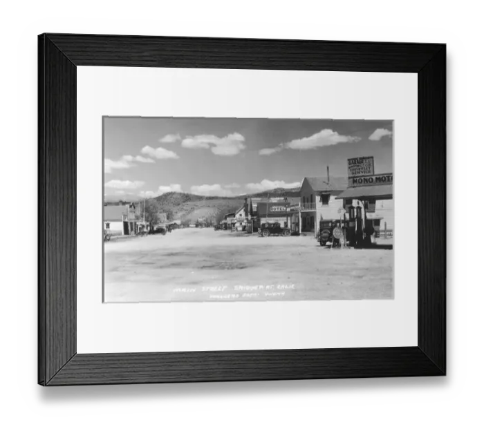Framed Print : Main street Bridgeport, California Framed Print : Main street Bridgeport, California