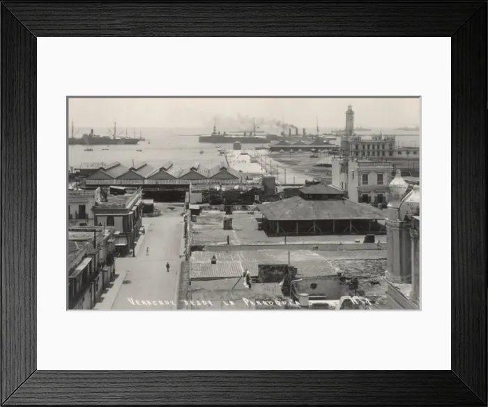 Framed Print : Vera Cruz harbour, Mexico Framed Print : Vera Cruz harbour, Mexico