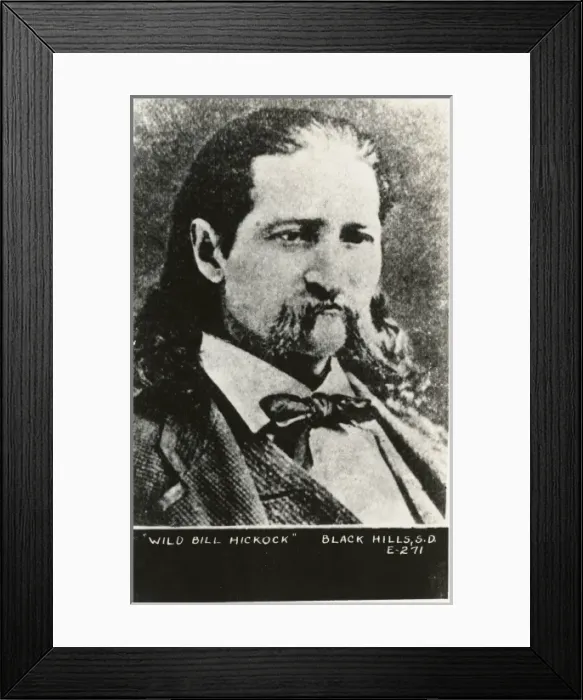 Framed Print : Wild Bill Hickock