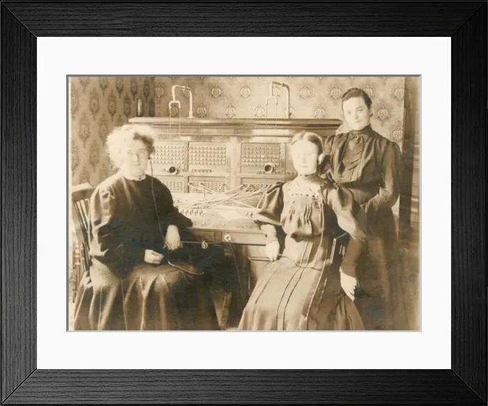 Framed Print : Gossip central! A telephone exchange in Columbus, Ohio Framed Print : Gossip central! A telephone exchange in Columbus, Ohio