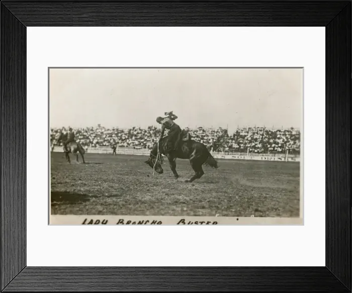 Framed Print : Lady Broncho busted Framed Print : Lady Broncho busted