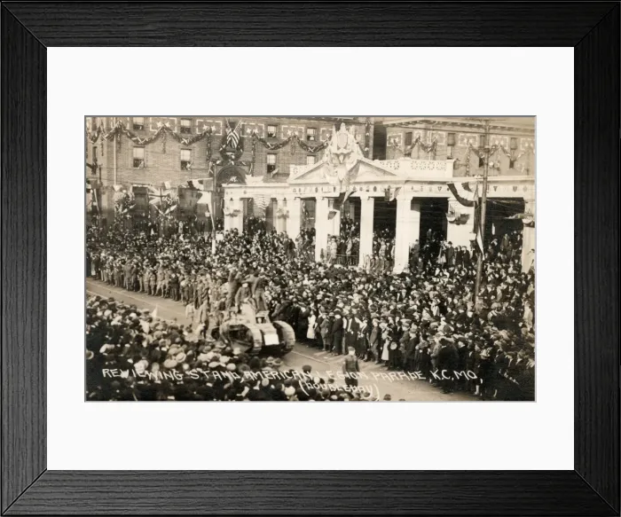 Framed Print : Reviewing stand, American Legion Parade, K. C. MO Framed Print : Reviewing stand, American Legion Parade, K. C. MO