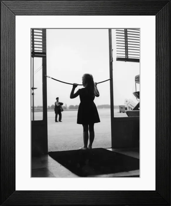 Framed Print : Girl awaiting for Fathers return Framed Print : Girl awaiting for Fathers return