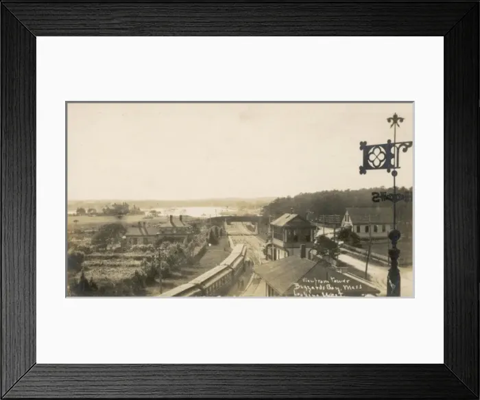 Framed Print : Buzzands Bay Mass, train station Framed Print : Buzzands Bay Mass, train station