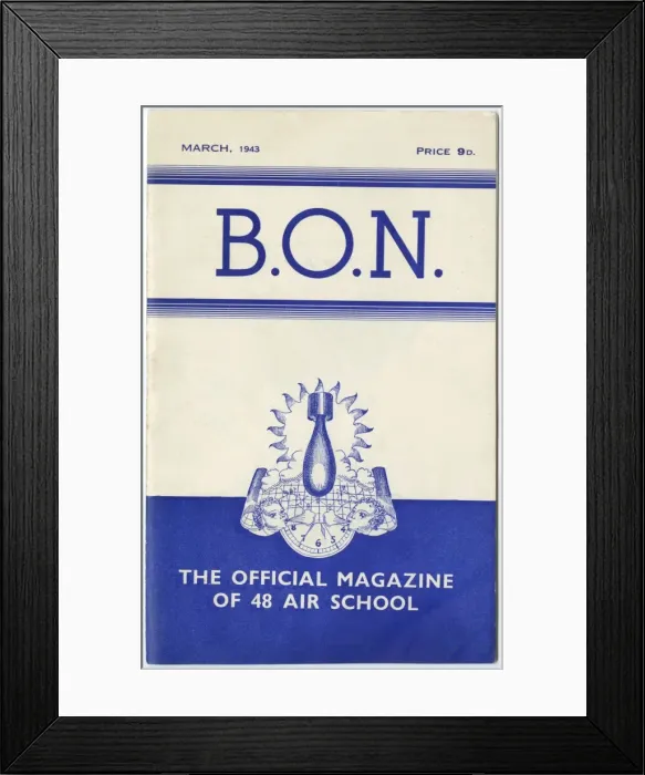 Framed Print : Cover of B. O. N. March 1943 Framed Print : Cover of B. O. N. March 1943