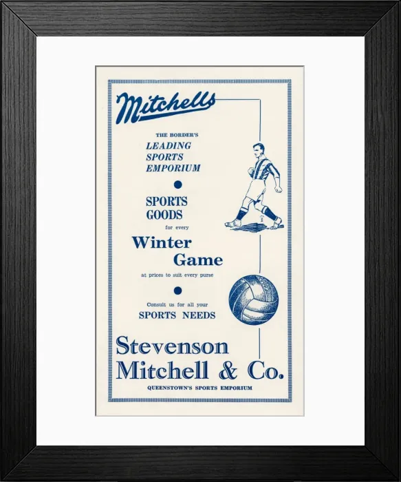 Framed Print : Sporting goods advertisement Framed Print : Sporting goods advertisement