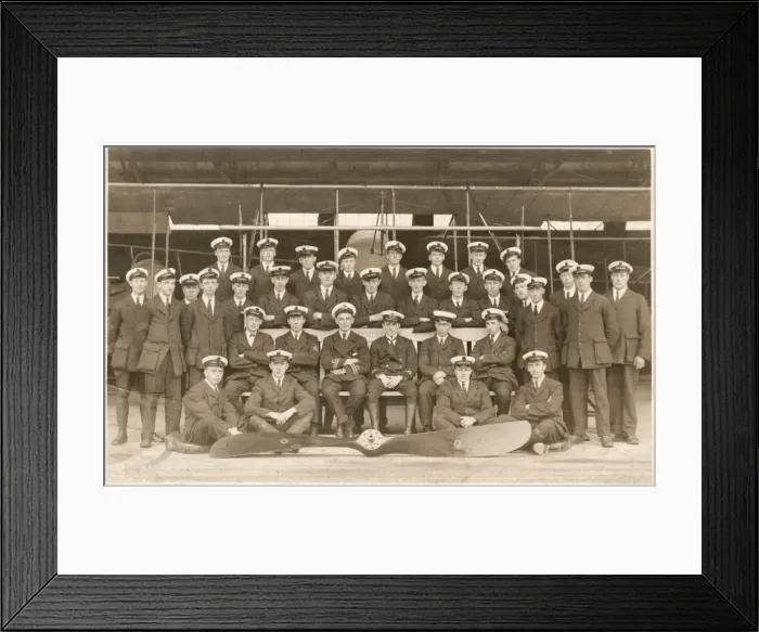 Framed Print : Group picture of Pilots and their aeroplane Framed Print : Group picture of Pilots and their aeroplane