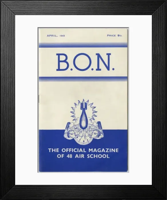 Framed Print : Cover of B. O. N. April 1943 Framed Print : Cover of B. O. N. April 1943