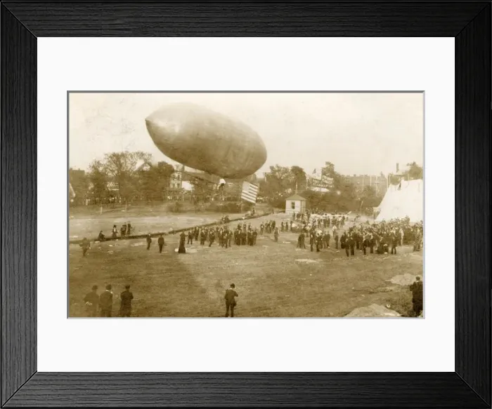 Framed Print : James Gordon Bennett at an international balloon race Framed Print : James Gordon Bennett at an international balloon race