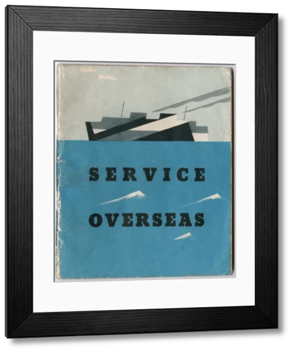 Framed Print : Service Overseas booklet Framed Print : Service Overseas booklet