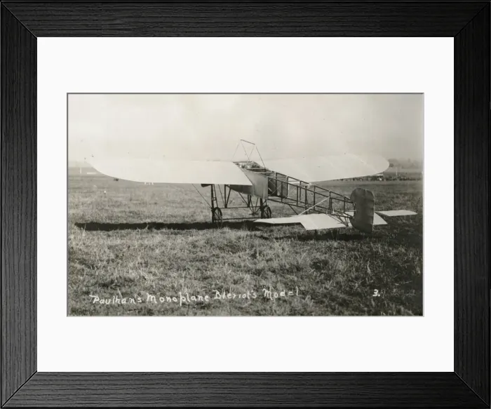 Framed Print : Paulhans monoplane, Bleriots model Framed Print : Paulhans monoplane, Bleriots model