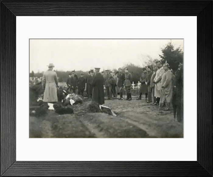 Framed Print : Funeral of Albert Bru Framed Print : Funeral of Albert Bru