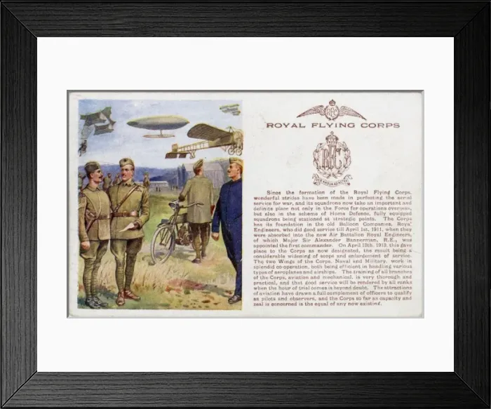 Framed Print : The Royal Flying Corps Framed Print : The Royal Flying Corps