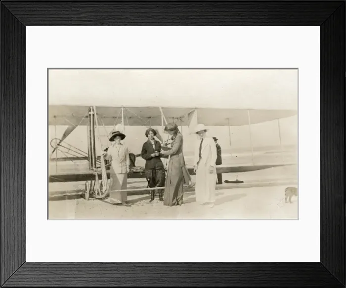 Framed Print : The Wrght Biplane, sold by Orville to Ruth Law Framed Print : The Wrght Biplane, sold by Orville to Ruth Law