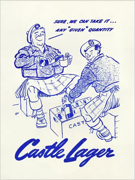 Advert for Castle Lager