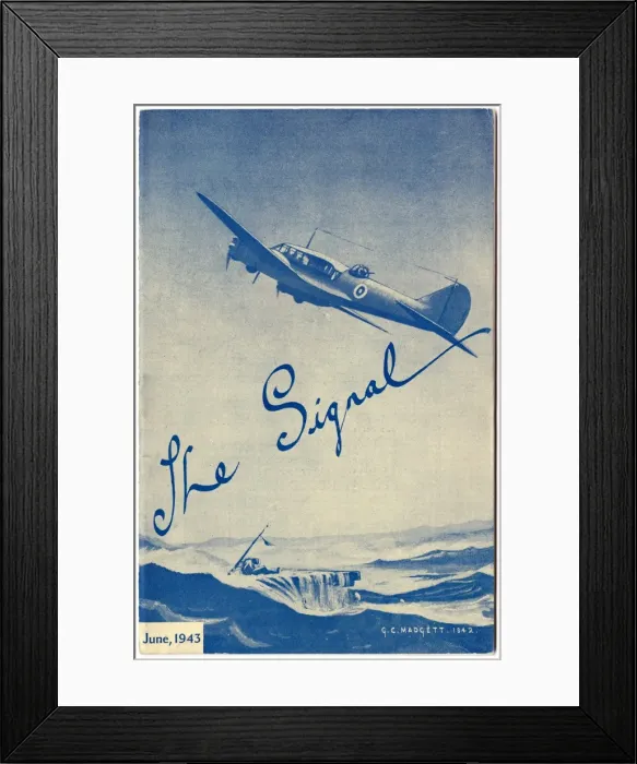 Framed Print : Cover of The Signal, June 1943 Framed Print : Cover of The Signal, June 1943